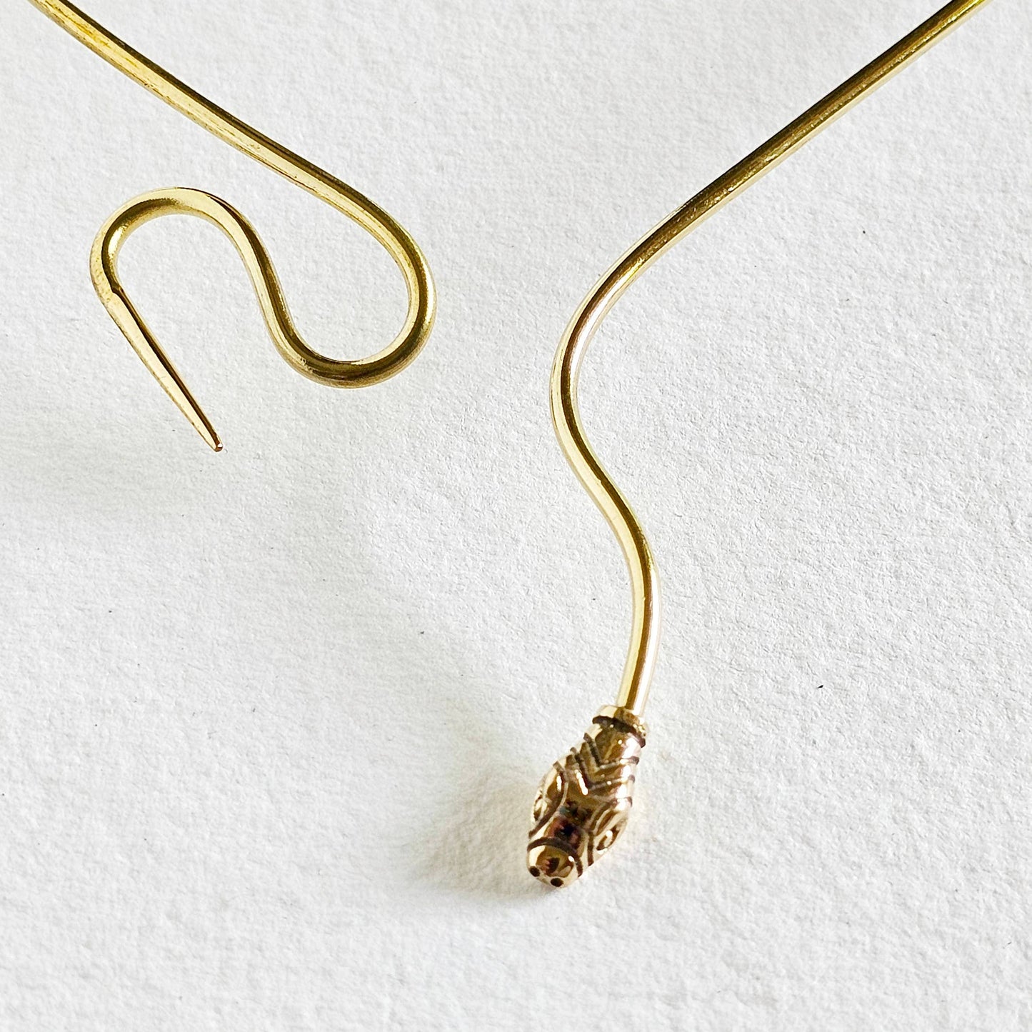 Brass Snake Serpent Choker